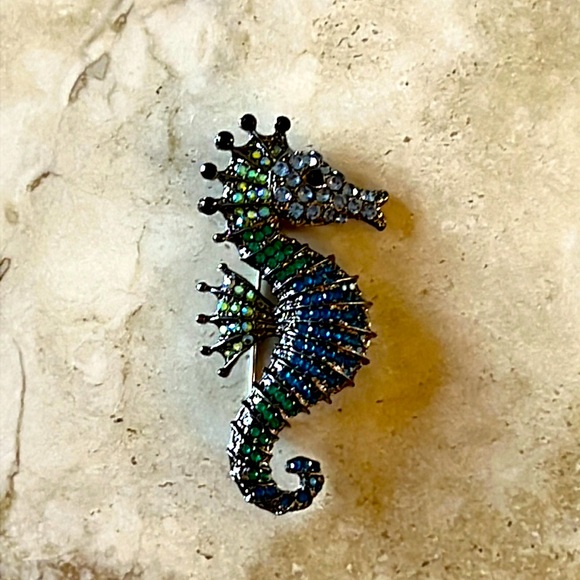 Super Cute Seahorse Brooch - Picture 1 of 2